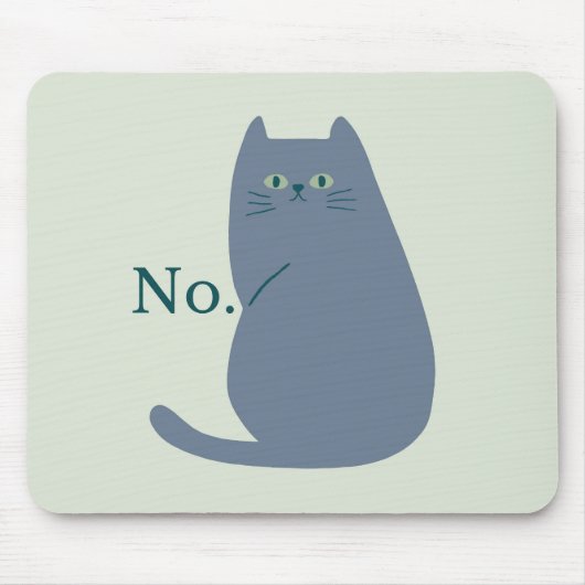 Tapis De Souris Chat de Rejet (Devant)