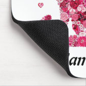 Tapis De Souris Chat de Rose (Coin)