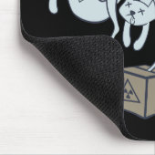 Tapis De Souris Chat de Schrödinger les 9 vies (Coin)