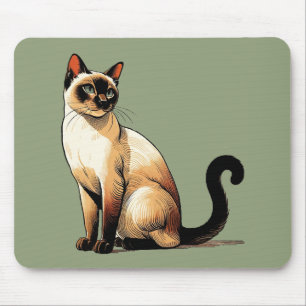 Tapis De Souris Chat de Siamese