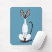 Tapis De Souris Chat de Siamese (Avec souris)