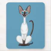 Tapis De Souris Chat de Siamese (Devant)