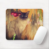 Tapis De Souris Chat de Siamese Poing #3 Animal (Avec souris)