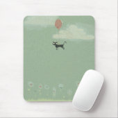 Tapis De Souris Chat de vol (Avec souris)