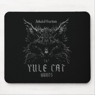 Tapis De Souris Chat de Yule - Jolakotturinn - Chat de Noël island