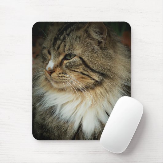 Tapis de souris Chat des Forêts Norvégiennes (Avec souris)