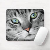 Tapis De Souris chat des yeux (Avec souris)