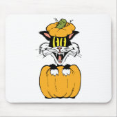 Tapis De Souris Chat d'Halloween (Devant)