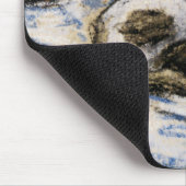 Tapis De Souris Chat dormant sur un lit (Coin)