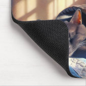 Tapis De Souris Chat Dormir Sous Une Planche (Coin)