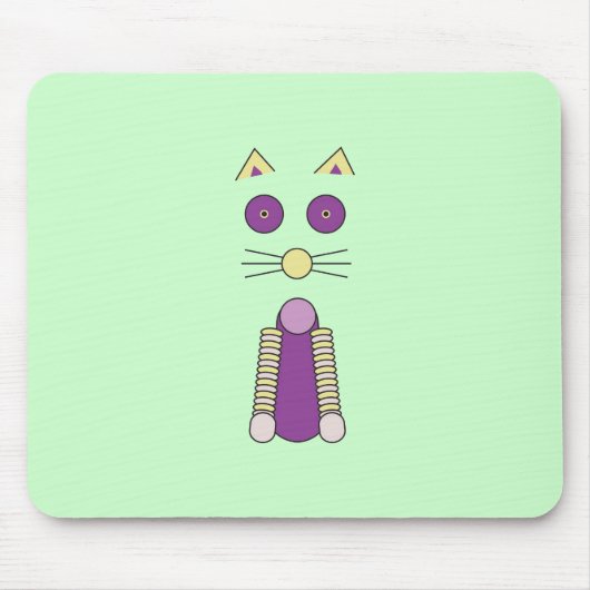 Tapis De Souris Chat doux (Devant)
