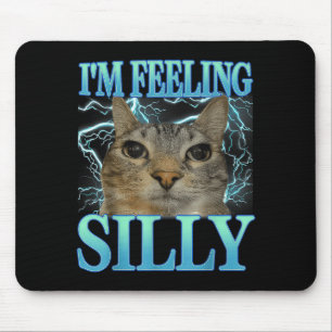 Tapis De Souris Chat drôle amateur de chats Citation drôle Mème de