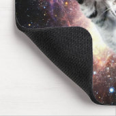 Tapis De Souris Chat drôle dans l'espace (Coin)