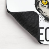 Tapis De Souris Chat Drôle de Miaou (Coin)