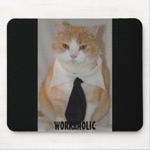 Tapis De Souris Chat drôle Mousepad