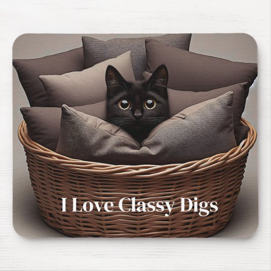 Tapis De Souris Chat élégant (Devant)