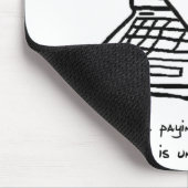 Tapis De Souris Chat en colère demande attention - Drôle Chat Mous (Coin)