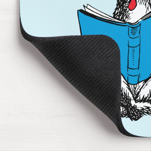 Tapis De Souris Chat en lecture Casquette (Coin)