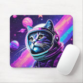 Tapis De Souris Chat espace cool - Plaque souris (Avec souris)
