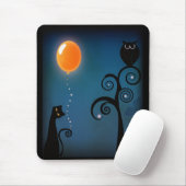 Tapis De Souris Chat et ballon (Avec souris)