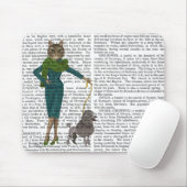 Tapis De Souris Chat et caniche (Avec souris)
