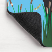 Tapis De Souris Chat et dragons (Coin)