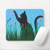 Tapis De Souris Chat et dragons (Avec souris)