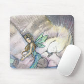Tapis de souris Chat et Fée Embrasse (Avec souris)