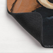 Tapis De Souris Chat et grand art Mousepad de smoking de chat de (Coin)