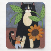Tapis De Souris Chat et Mousepad (Devant)