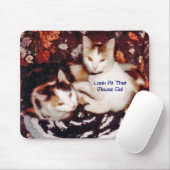 Tapis De Souris Chat et Mousepad (Avec souris)