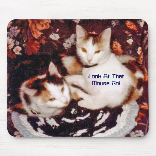 Tapis De Souris Chat et Mousepad (Devant)