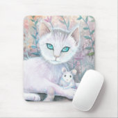 Tapis de souris Chat et Souris (Avec souris)