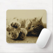 Tapis De Souris Chat et souris (Avec souris)