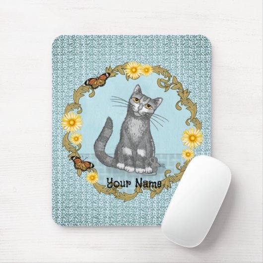 Tapis De Souris Chat et souris Mousepad (Avec souris)