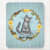 Tapis De Souris Chat et souris Mousepad (Devant)