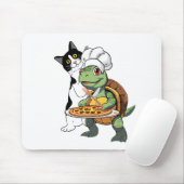 Tapis De Souris 🐢 chat et tortue (Avec souris)