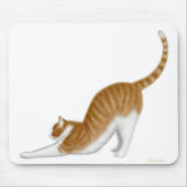 Tapis De Souris Chat étirant Mousepad (Devant)