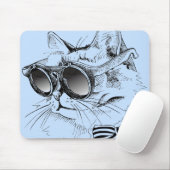 Tapis De Souris Chat frais (Avec souris)
