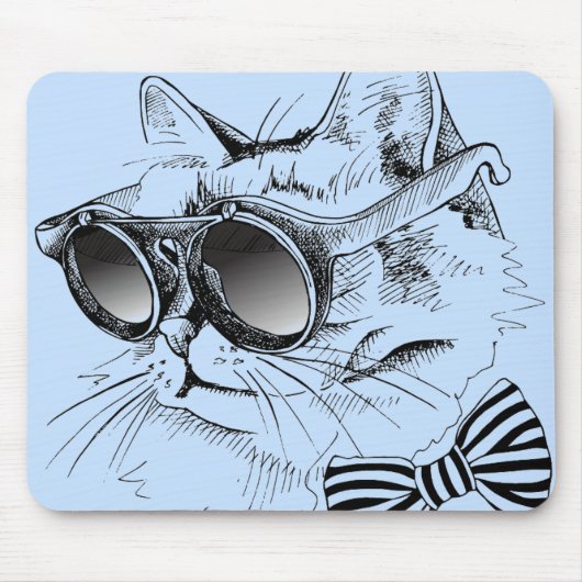 Tapis De Souris Chat frais (Devant)