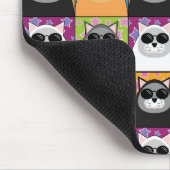 Tapis De Souris Chat frais Mousepad (Coin)