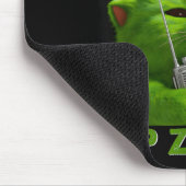Tapis De Souris Chat Gnarp Mème Drôle de Chat Alien Mème Brainrot (Coin)