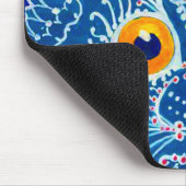 Tapis De Souris Chat gothique bleu (Coin)