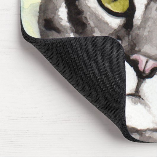 Tapis De Souris Chat gris (Coin)