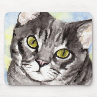Tapis De Souris Chat gris