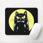 Tapis De Souris Chat gris (Avec souris)