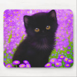 Tapis De Souris Chat Gustav Klimt<br><div class="desc">Mouse Pad avec un chat Gustav Klimt ! Ce chaton moelleux se trouve dans un champ vert de fleurs violettes. Un cadeau parfait pour les amateurs d'art amoureux des chats et autrichiens !</div>