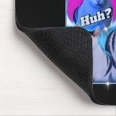 Tapis De Souris Chat hein ? Chat drôle Mème Chat étrange Bootleg (Coin)