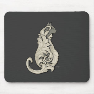 Tapis De Souris Chat Illustre
