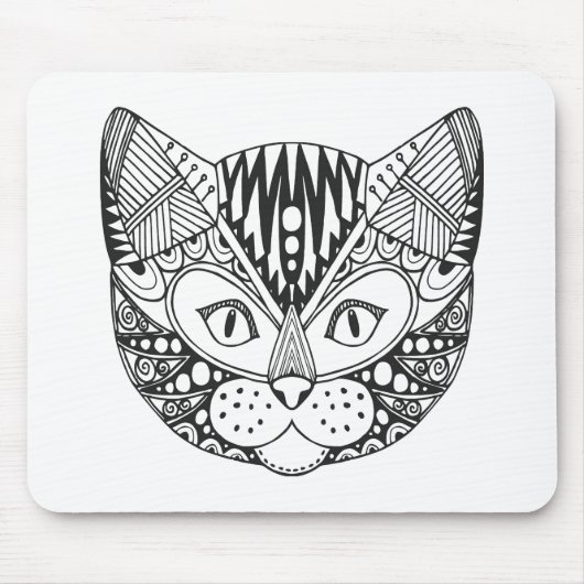 Tapis De Souris Chat inspiré (Devant)
